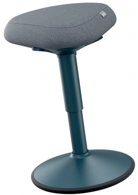 Scaun ergonomic Leitz Ergo, pozitie sezut/ in picioare, inaltime reglabila (47-64 cm), gri-carbune